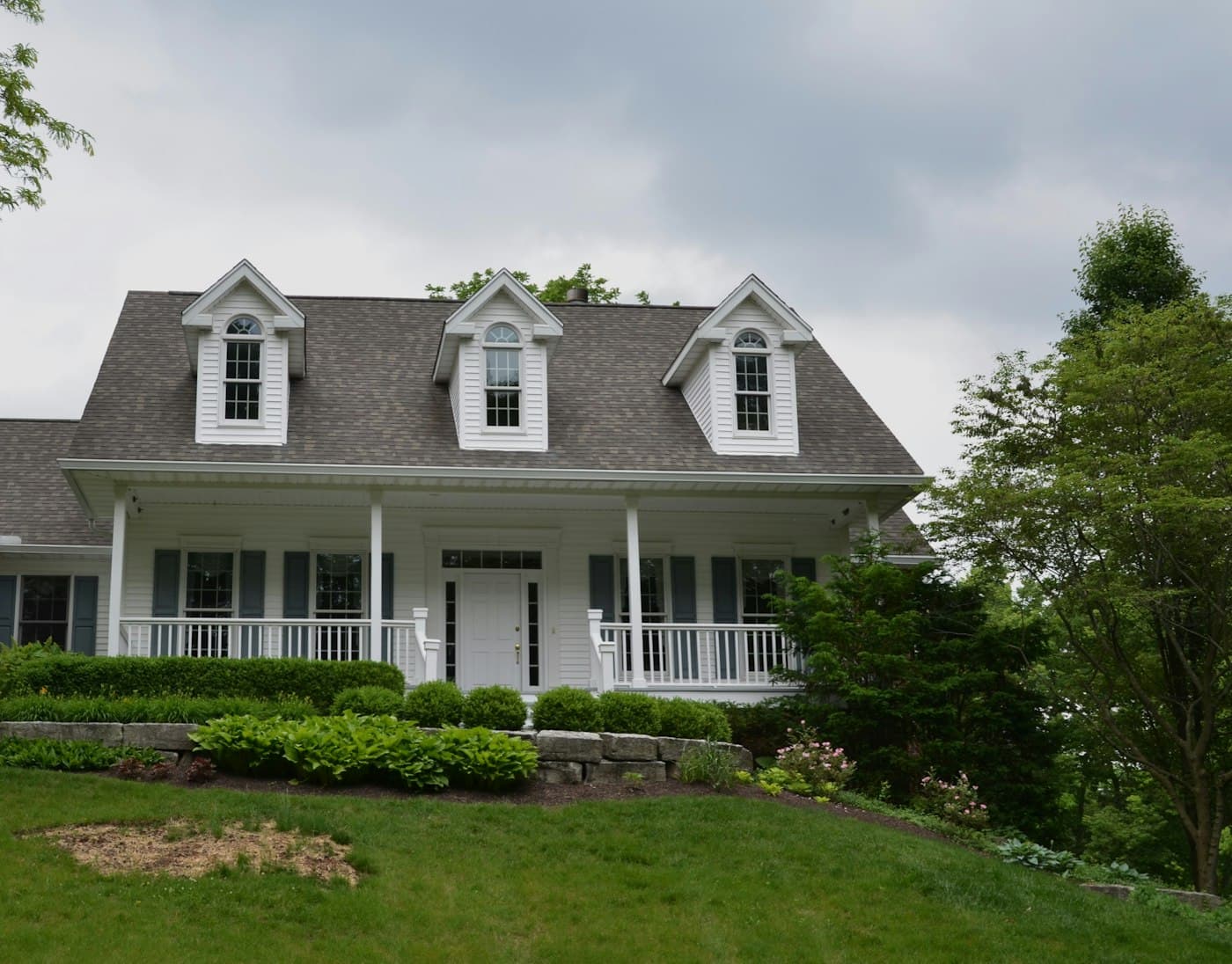 Modern home roof used as an example for reviewing a roofing quote